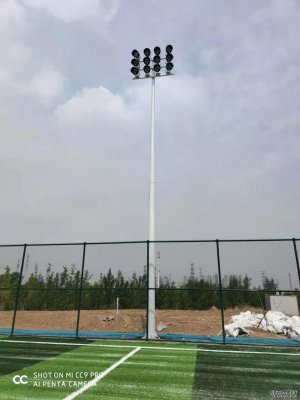 鄭州東區11人制足球場高桿燈
